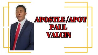 Backup Prayer with Apostle Paul Valcin [upl. by Mafalda]