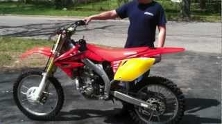 2007 CRF450R Warm Revs HD [upl. by Amir]