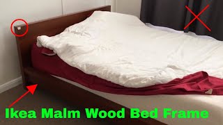 ✅ How To Use Ikea Malm Wood Bed Frame Review [upl. by Ocire]