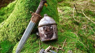 US WW2 RELICS FOUND IN ARDENNES FORESTww2 metal detectingww2 discoveriestrease hunting [upl. by Annot]