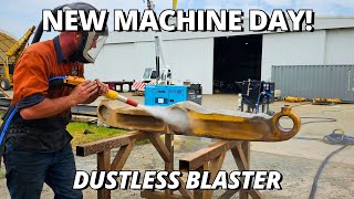 New Machine Day  Setup amp Testing  RapidBlast™ SD140 Dustless Blaster [upl. by Derian]