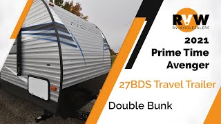 2021 Avenger 27DBS Travel Trailer WalkThrough [upl. by Ttesil]