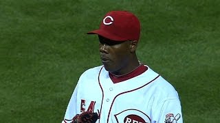 Chapman hits 106 MPH in relief appearance [upl. by Anilemrac]