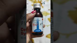 Cetirizine syrup Ip 5mg5ml review [upl. by Mansur499]