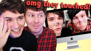 Dan and Phil React to Every Phil is not on fire 2 [upl. by Alcus]