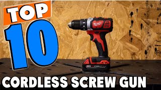 Top 10 Best Cordless Screw Guns Review In 2024 [upl. by Yendys799]