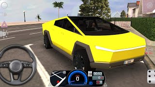 driving school sim game play videoTesla cyber truck car Android iOScar game [upl. by Elum]