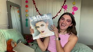 Marina ELECTRA HEART PLATINUM BLONDE EDITION Vinyl Unboxing [upl. by Sidnala]