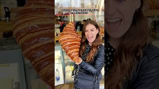 THE WORLDS BIGGEST CROISSANT IN LONDON viralshorts croissant bakery londonbakery shortsviral [upl. by Kurth]