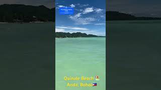 Quinale BeachAndaBohol 🇵🇭vlog travel beach digitalnomad filipiny expatlife philippines [upl. by Pederson474]