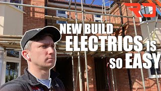 HOW EASY IS NEW BUILD ELECTRICS ELECTRICIAN UK [upl. by Alitta499]