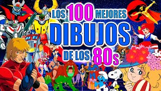 TOP 100 DE DIBUJOS ANIMADOS DE LA DÉCADA DEL 80 [upl. by Drofla626]