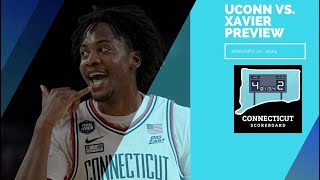 UConn Mens Basketball vs Xavier Preview [upl. by Tuppeny403]