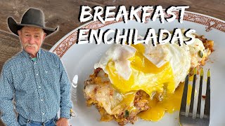 Cheesy Enchiladas Stuffed with Sausage and Scrambled Eggs [upl. by Dewees]