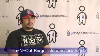 InNOut Burger Interview  Store Associate [upl. by Benyamin]