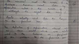 Depreciation and Rules regarding the claim of deduction of depreciationINCOME TAX B COM amp BBA📚📚 [upl. by Vaules]