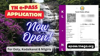 epasstnegaorg Tamil Nadu ePass portal for Ooty Kodaikanal Apply Online [upl. by Erin]