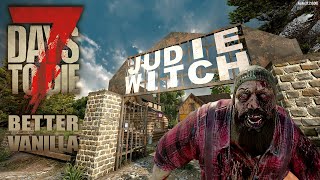 7 Days to Die 049  Kaffeeklatsch bei Judie Witch  7d2d Better Vanilla Gameplay Alpha 21 [upl. by Nawotna]