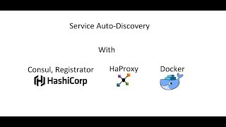 Docker Service AutoDiscovery with HashiCorp Consul and HAProxy [upl. by Callas]