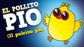 El Pollito Pío  En español [upl. by Eilama]