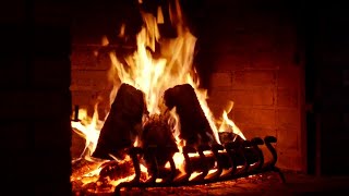 Cosy fireplace sounds  relaxing fire vidéo [upl. by Bor461]