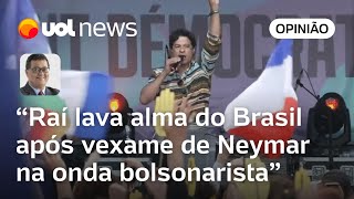 Eleições na França Raí lava alma do Brasil após vexame de Neymar na onda bolsonarista diz Tales [upl. by Coral746]