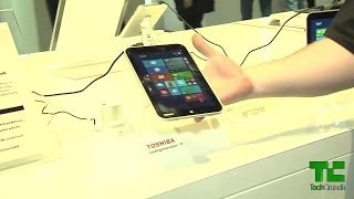 Toshiba Encore Running Windows 81  CES 2014 [upl. by Padriac]