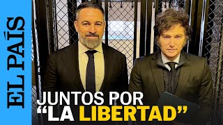 ARGENTINA  Abascal y Milei apuestan por quotreconquistar los espacios de la libertad robadaquot [upl. by Ahsenre]