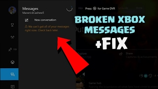 RIP XBOX MESSAGES fix [upl. by Atteynek110]