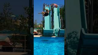 🇹🇷 Sliding into Fun at Dolusu Aquapark 🌊 aquaparkfun dolusuaquapark waterslides [upl. by Vitus786]