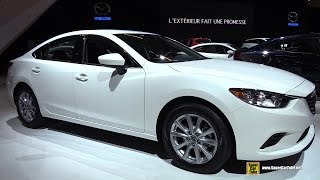 2016 Mazda 6 SkyActiv  Exterior and Interior Walkaround  2015 Montreal Auto Show [upl. by Akinak]