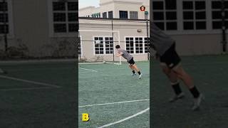 📸 Who did it better A or B soccer football futbol goals goalkeeper shorts viralvideo [upl. by Yrekaz]