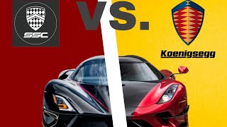 SSC Tuatara VS Koenigegg Regera  100250 MPH Comparison [upl. by Jonny]