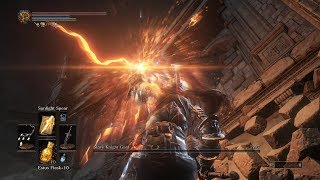 Dark Souls 3  Cleric Class Boss Fight 23  Slave Knight Gael Safe Method for 3rd Phase SL80 [upl. by Amekahs439]