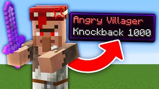 Minecraft But Every Mob Is Hostile With Knockback 1000 [upl. by Noived]