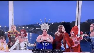 BLASPHEMY Opening ceremony of Paris Olympics features Drag Queens mocking the “Last Supper” [upl. by Golanka372]