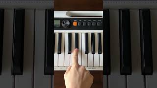 How to play a B7 chord on piano Shorts [upl. by Jemmie]