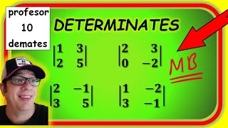 DETERMINANTE de una MATRIZ 2x2 [upl. by Roybn]