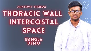 Thoracic Wall amp Intercostal Space Anatomy of Thorax thorax ribs whiteapron parthoprotim [upl. by Ised]