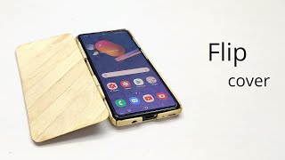 How to Make a Smartphone Flip case from Popsicle Sticks  Diy at home [upl. by Yram97]