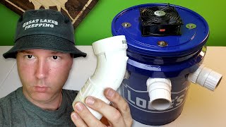 DIY Air Conditioner  Homemade Bucket Air Cooler w variable speed Deluxe Version [upl. by Enaira]