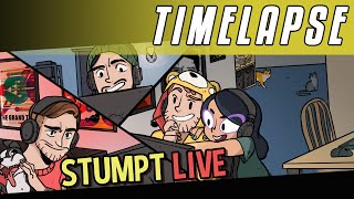 Stumpt Twitch Banner Time lapse [upl. by Odel733]