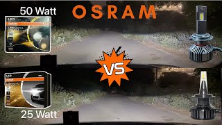 🤔🤔 Which One Should You Buy  Osram 25 Watt LED vs Osram 50 Watt LED Bulb Comparisonosram​ [upl. by Ethbin]