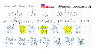 Cálculo Stewart Ej 23 Sección 145 Regla de la cadena wxyyzzx xrcos\theta yrsin\theta [upl. by Belen]