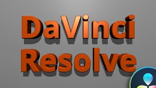 DaVinci Resolve 186 3D wall text A beginners project in fusion 3D plus making a macro [upl. by Nordek808]