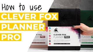 How to Use the Clever Fox Weekly Planner PRO [upl. by Briano]