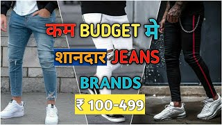 2021 Top 10 BEST BUDGET JEANS UNDER Rs 499  Best Jeans For Men Under 1000  Style Saiyan [upl. by Anerac]