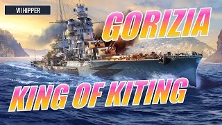 Gorizia is the King of Kiting World of Warships Legends [upl. by Sadira]