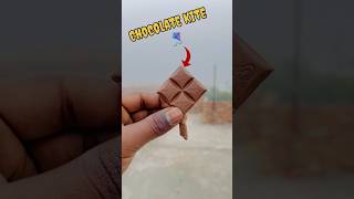 MAKE A KITE USING CHOCOLATE 🍫 shorts pkcrazyexperiments [upl. by Llenrag]