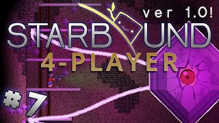 Starbound 10  7  Erchius Horror 4 Player Starbound Gameplay [upl. by Shanley]